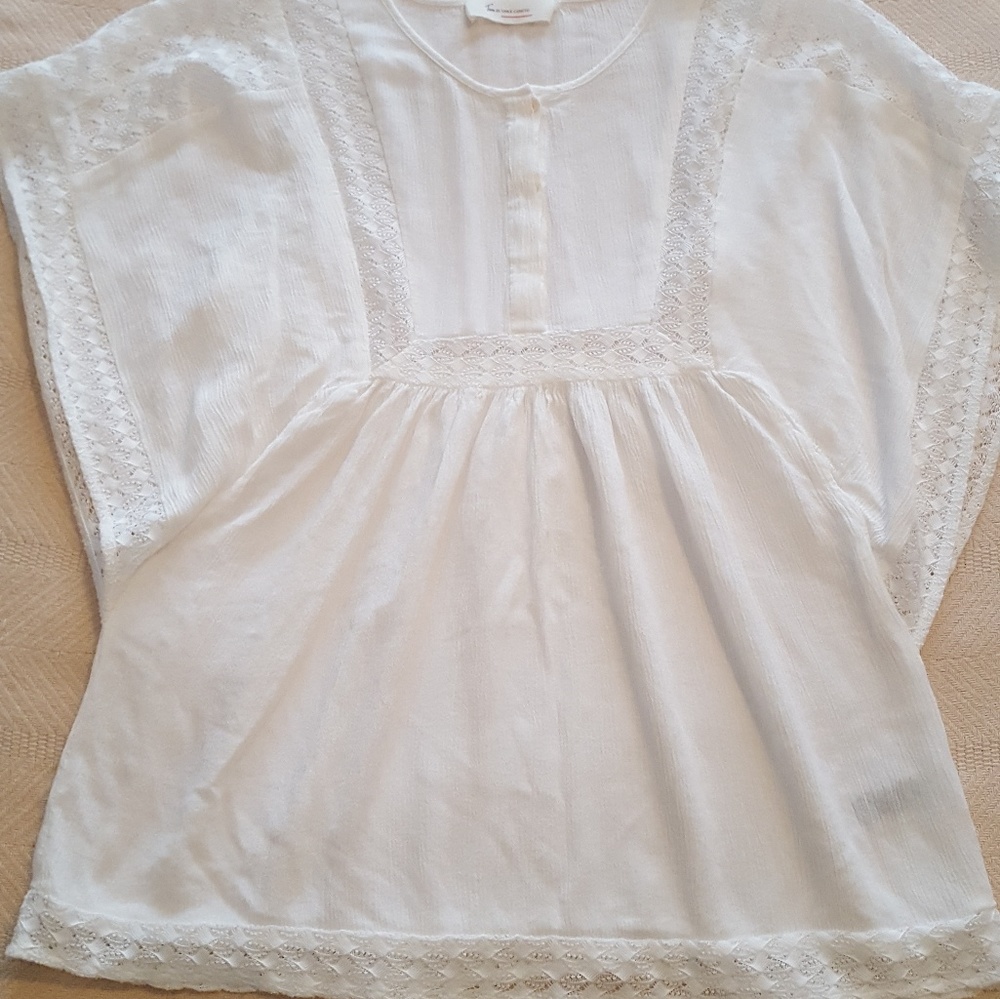 White tunic top